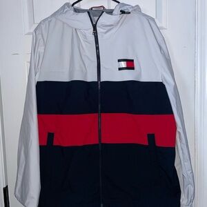 Tommy Hilfiger Men's Tricolor Windbreaker